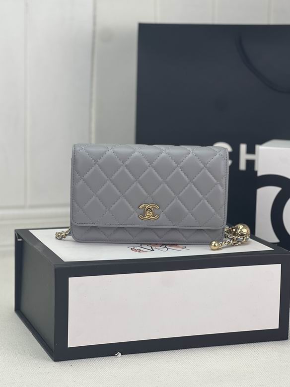 Chanel Wallet on Chain · 19.5×12.5×3.5 cm