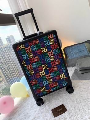 Gucci GG Psychedelic 20-Inch Carry-On Rolling Suitcase in Multicolor Canvas