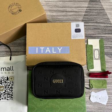Gucci Off The Grid Belt Bag in Black GG Nylon