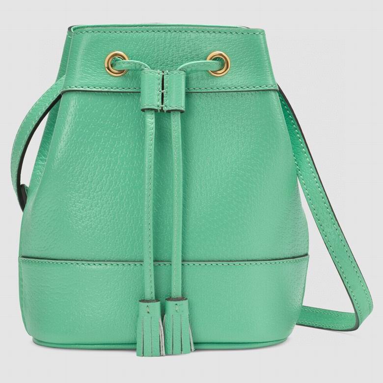 Gucci Ophidia Mini Bucket Bag in Mint Green Leather