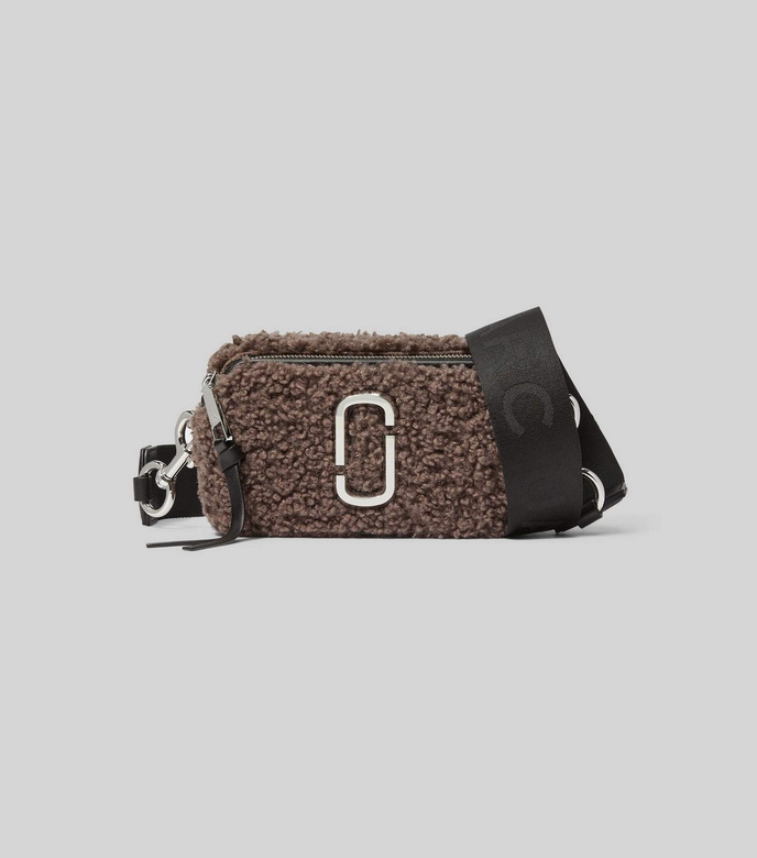 Marc Jacobs Snapshot Teddy Camera Crossbody Bag in Brown
