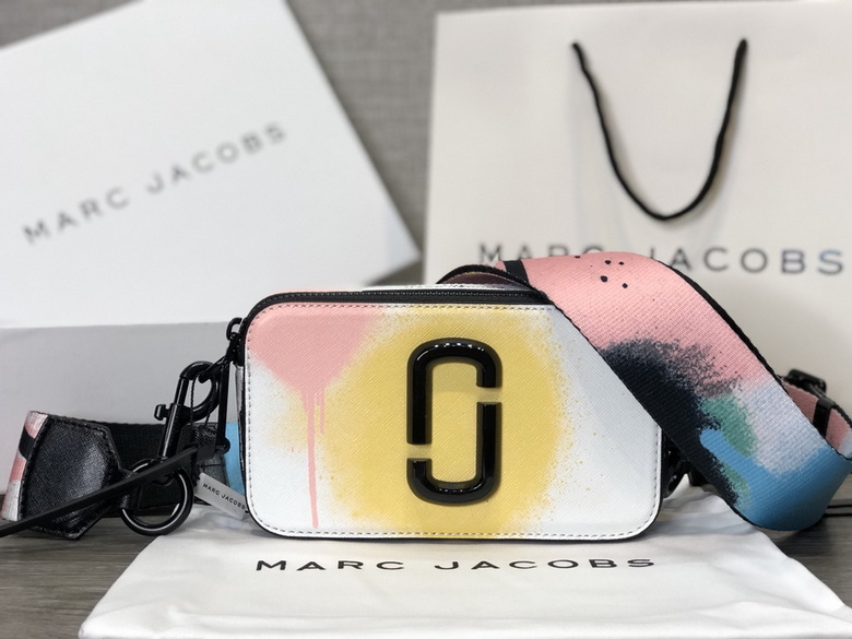 Marc Jacobs Snapshot Camera Crossbody Bag in Spray Paint Print Leather