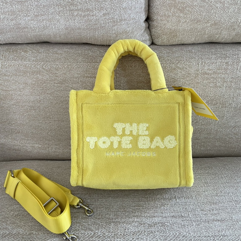 Marc Jacobs The Terry Small Tote Bag in Yellow with Crossbody Strap