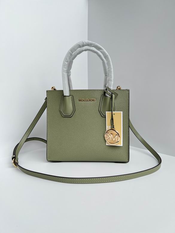 Michael Kors Mercer Medium Tote Bag with Crossbody Strap in Sage Green