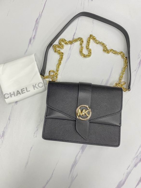 Michael Kors Greenwich Small Crossbody Bag in Black Saffiano Leather