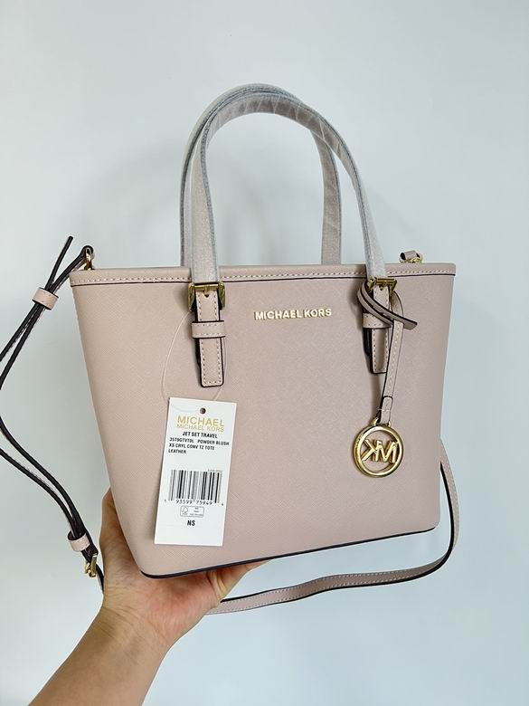 Michael Kors Jet Set Travel XS Carryall Tote in Powder Blush Saffiano Leather
