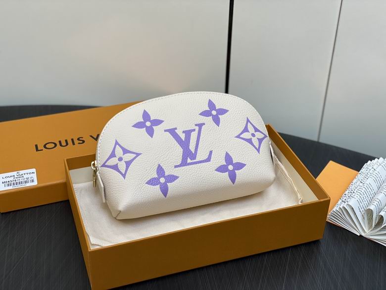 Louis Vuitton By The Pool Cosmetic Pouch PM in Cream and Lavender Monogram