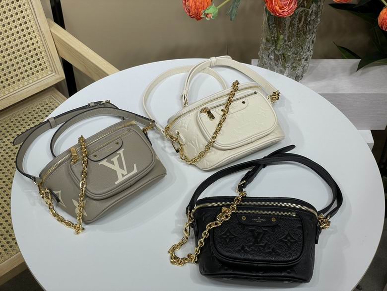 Louis Vuitton Bumbag Mini Belt Bag in Embossed Monogram Empreinte Leather