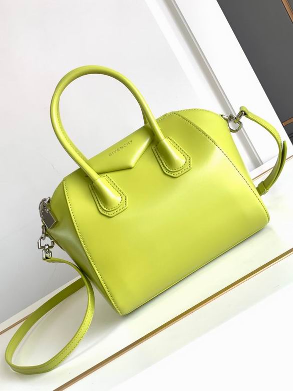 Givenchy Antigona Mini Top-Handle Bag in Lime Green Smooth Leather