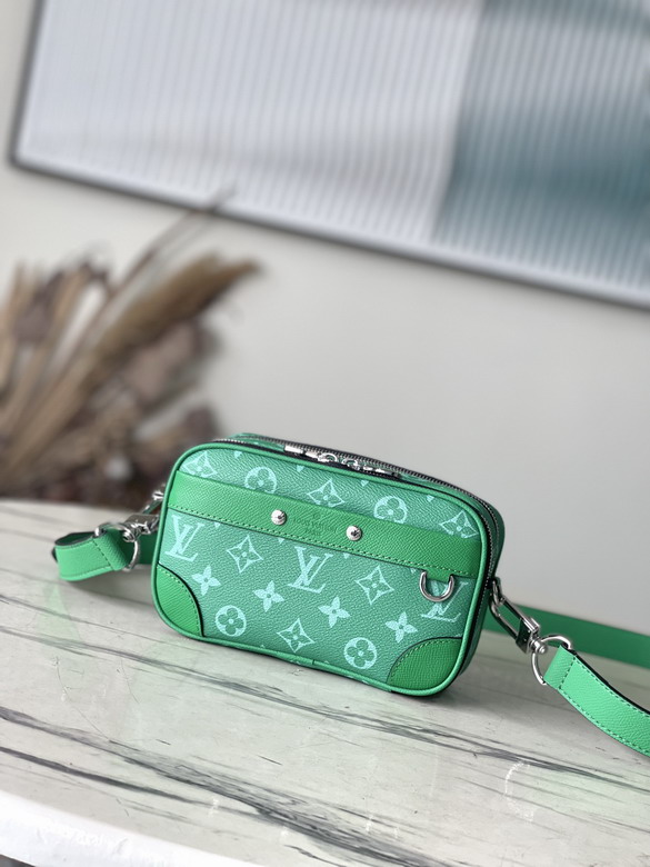 Louis Vuitton Alpha Wearable Wallet Crossbody Bag in Green Monogram Canvas
