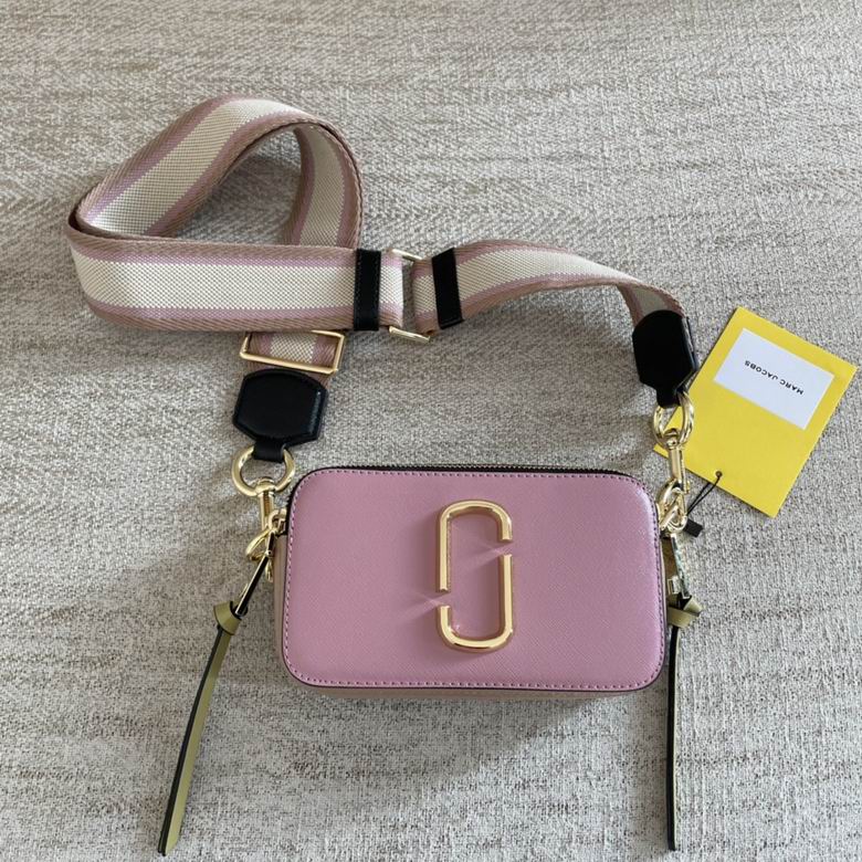 Marc Jacobs Snapshot Small Camera Crossbody Bag in Pink Multi Leather