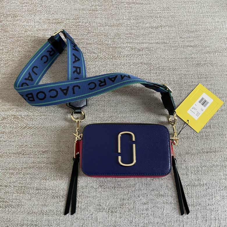 Marc Jacobs Snapshot Small Camera Crossbody Bag in Navy, Red and Black