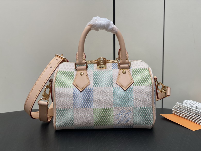 Louis Vuitton Speedy Bandoulière 20 Bag in Pastel Damier Pop Canvas