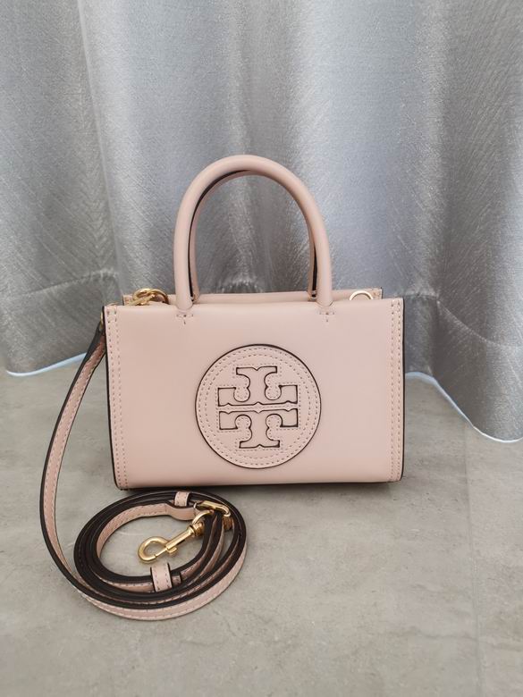 Tory Burch Ella Mini Tote Bag with Crossbody Strap in Light Pink