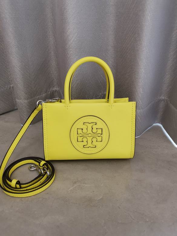 Tory Burch Ella Mini Tote Bag with Crossbody Strap in Yellow