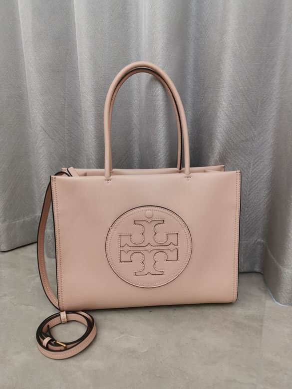 Tory Burch Ella Bio Small Tote Bag with Crossbody Strap in Blush Pink