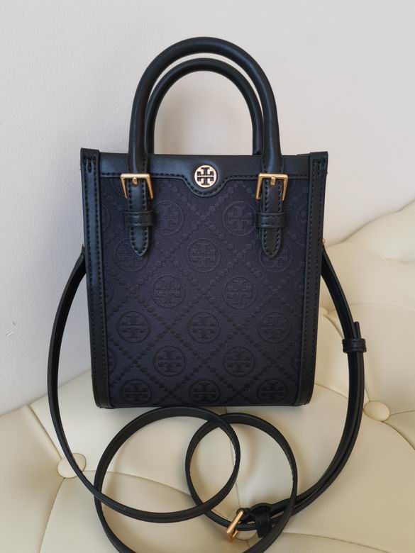Tory Burch T Monogram Mini Tote · 16×19×7.5 cm