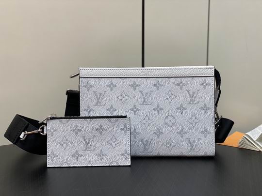 Louis Vuitton Gaston Wearable Wallet Crossbody in White Monogram Canvas