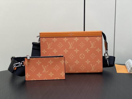 Louis Vuitton Gaston Wearable Wallet Crossbody in Orange Monogram Canvas