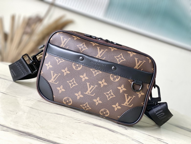 Louis Vuitton Alpha Wearable Messenger Bag in Monogram Macassar Canvas