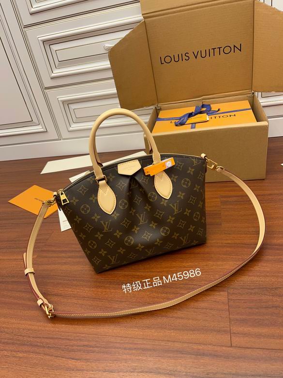 Louis Vuitton Boétie PM Top-Handle Bag in Monogram Canvas with Shoulder Strap