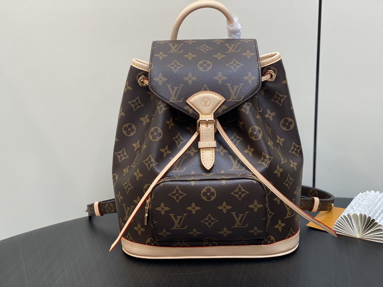 Louis Vuitton Montsouris Backpack M11198 in Brown Monogram Canvas