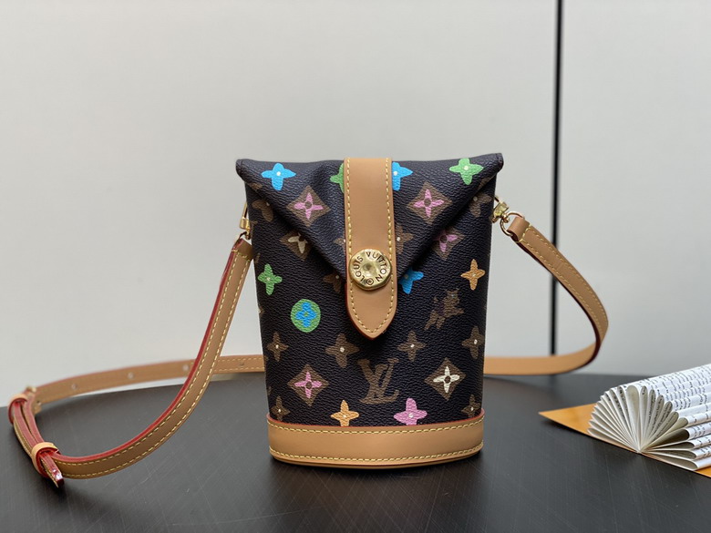 Louis Vuitton Tyler Bucket Crossbody Bag in Multicolor Monogram Canvas
