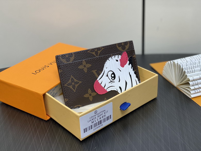 Louis Vuitton Card Holder in Monogram Canvas with Zebra Motif