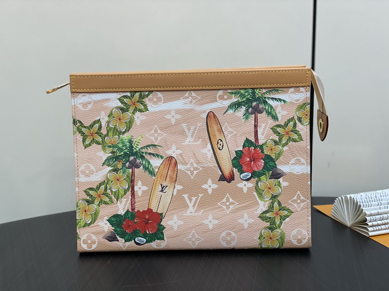 Louis Vuitton Pochette Voyage MM Pouch in Surf Print Monogram Canvas
