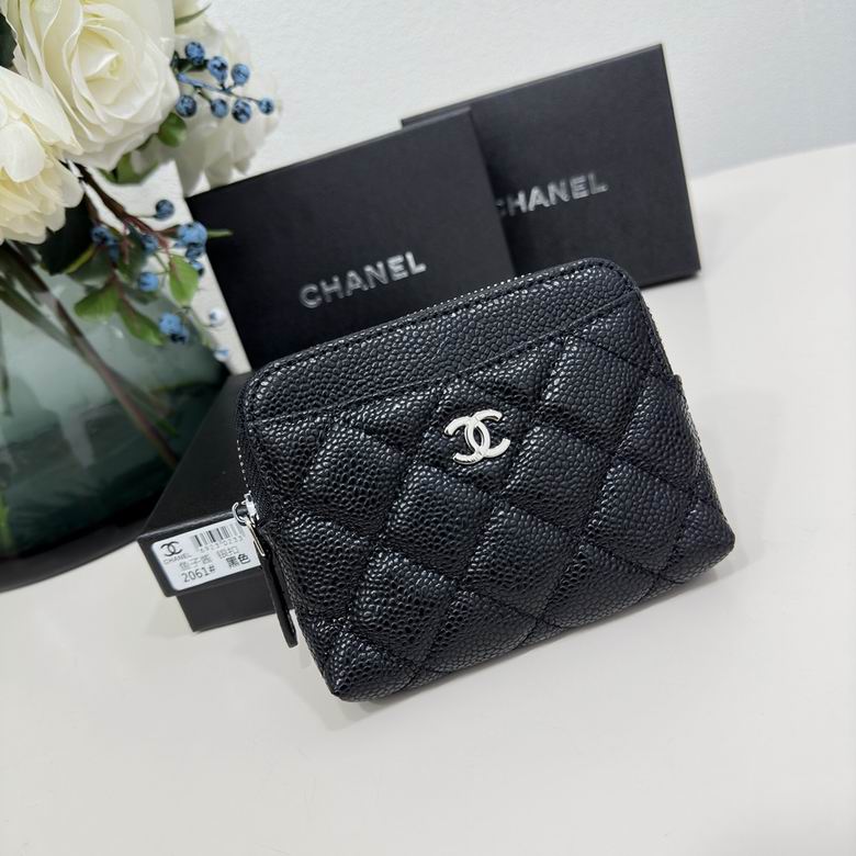 Chanel Classic Zip Coin Purse · 12×9.5 cm