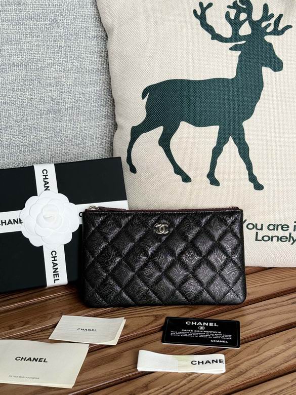 Chanel Classic Zipped Pouch · 20×12.2×1 cm