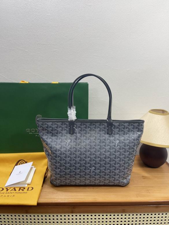 Goyard Artois PM Tote Bag in Grey Goyardine Canvas