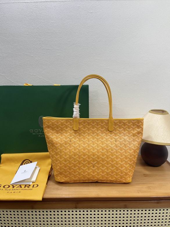 Goyard Artois Tote Bag in Yellow Goyardine Canvas