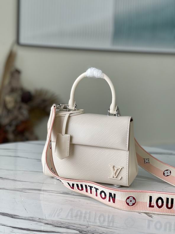 Louis Vuitton Cluny Mini Top-Handle Bag in Cream Epi Leather
