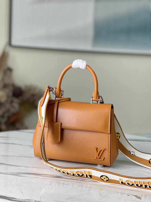 Louis Vuitton Cluny Mini Top-Handle Bag in Caramel Epi Leather