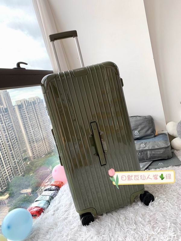 Rimowa Essential Trunk Plus Hardside Suitcase in Glossy Olive Green, 28-30 Inch
