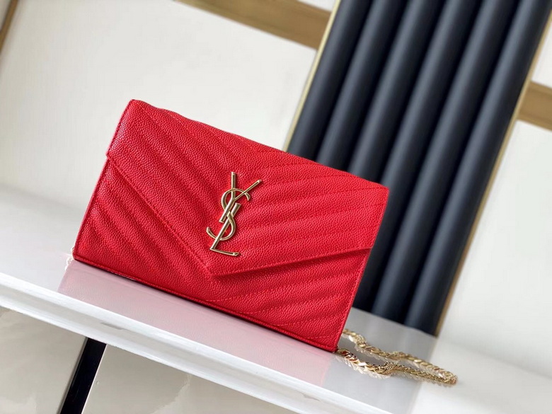 Saint Laurent Monogram Envelope · 22.5×14×4 cm