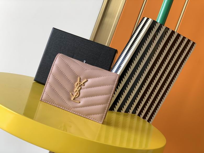 Saint Laurent Cassandre Matelassé Card Case · 11×8.5×3 cm