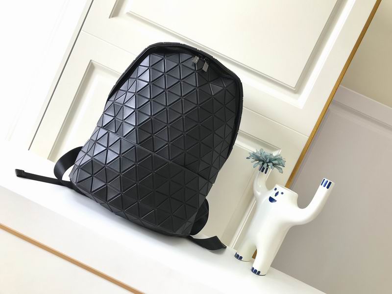 Issey Miyake Bao Bao Geometric Triangle Backpack in Matte Black