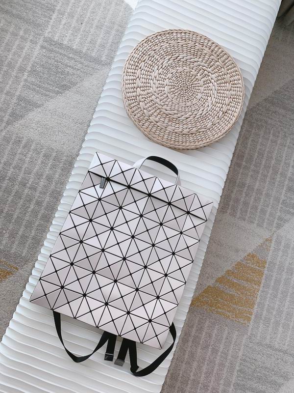 Bao Bao Issey Miyake Prism Geometric Backpack in Pale Beige, 40x34cm