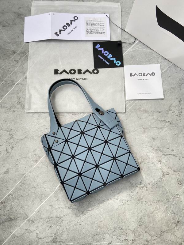 Issey Miyake Bao Bao Mini Geometric Tote Bag in Light Blue