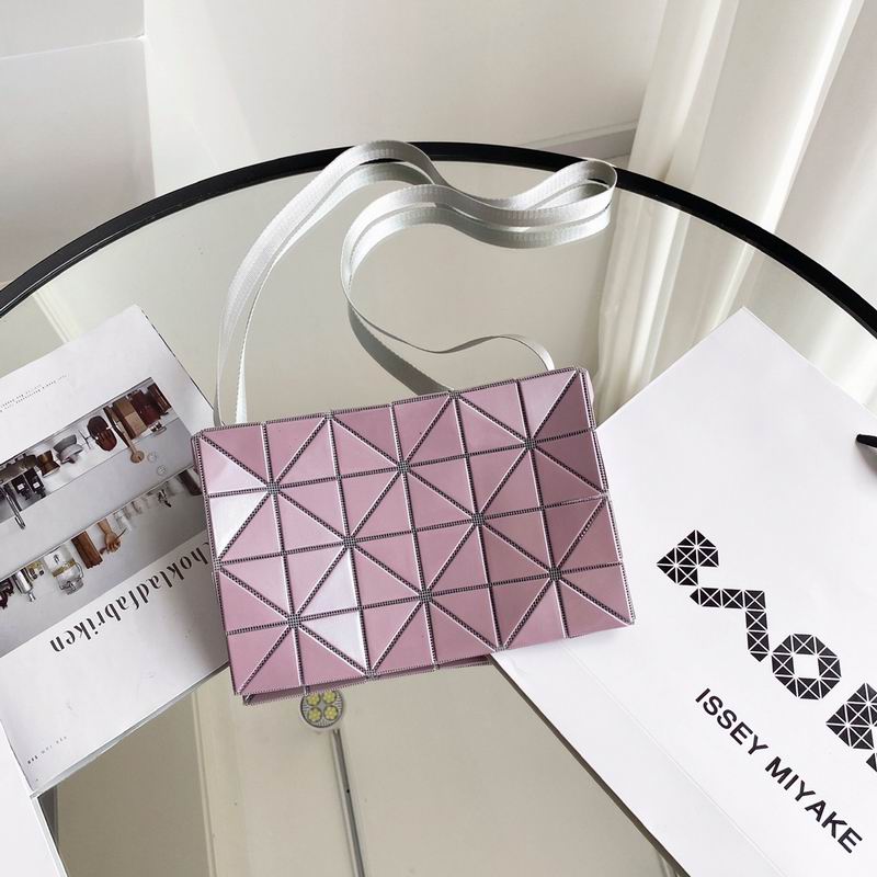 Issey Miyake Bao Bao Carton Geometric Crossbody Bag in Pink