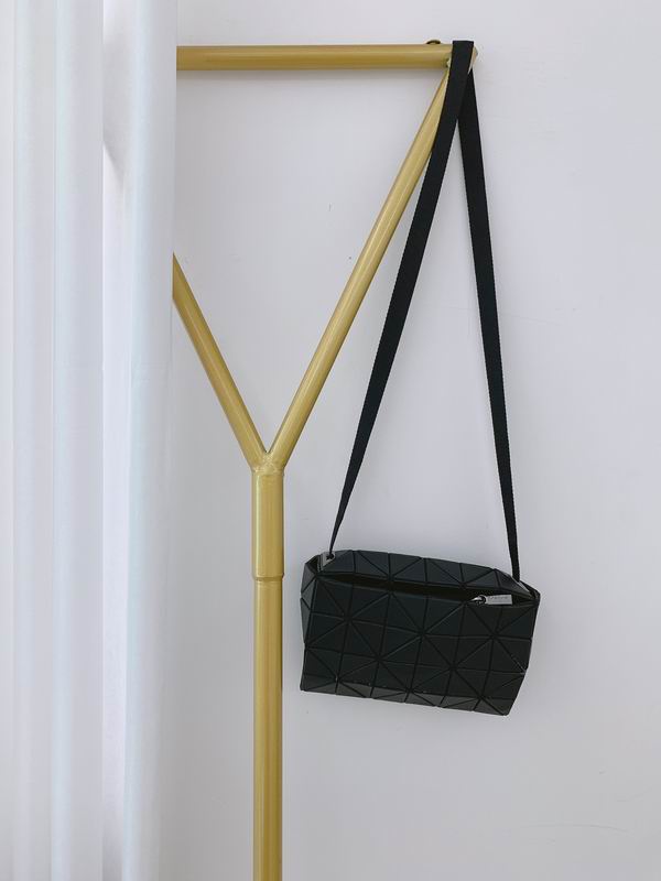 Issey Miyake Bao Bao Carton Geometric Crossbody Bag in Matte Black