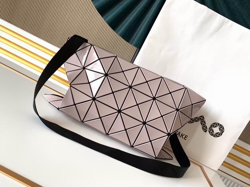 Issey Miyake Bao Bao Geometric Prism Crossbody Bag in Blush Pink