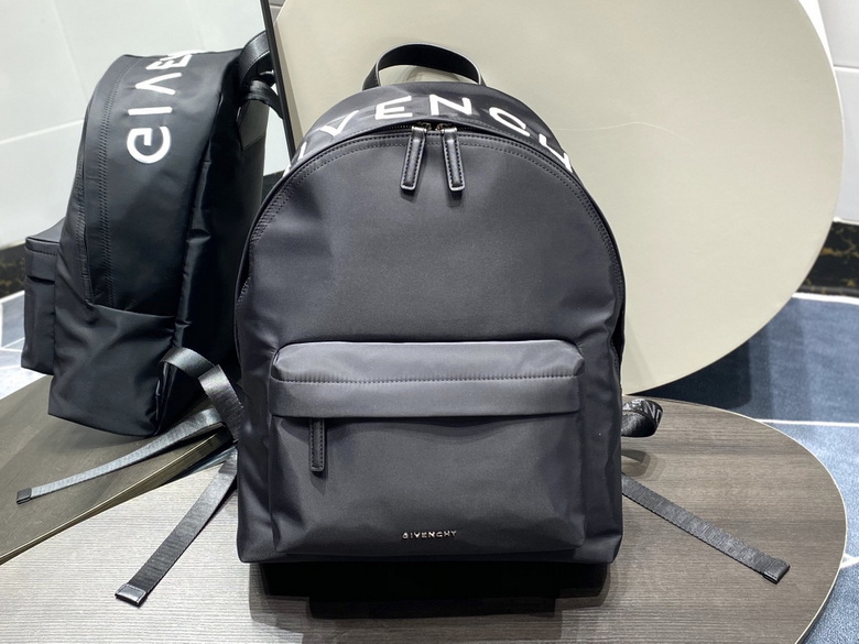 Givenchy Essential U Backpack in Black Nylon with Logo Webbing