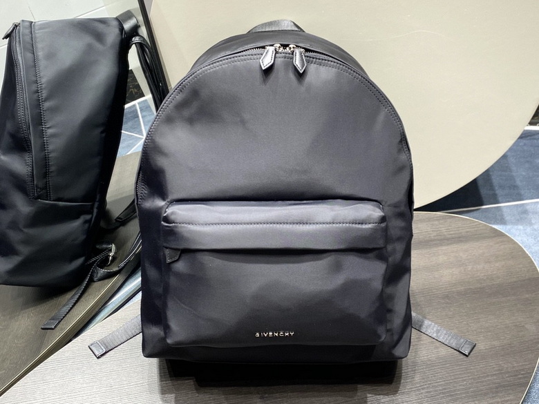 Givenchy Urban Backpack in Black Nylon with Front Zip Pocket