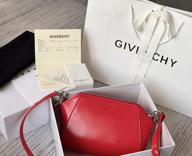 Givenchy Antigona XS Crossbody Bag in Red Smooth Leather