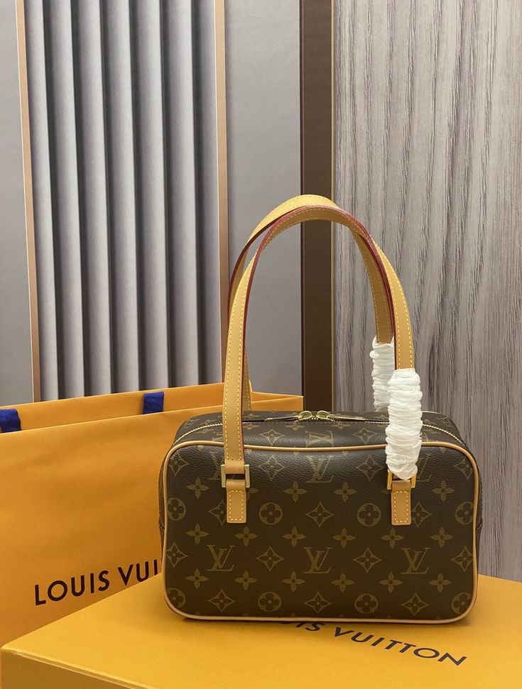 Louis Vuitton Cité MM Top-Handle Bag in Brown Monogram Canvas