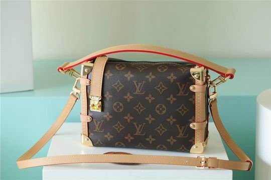Louis Vuitton Side Trunk PM Shoulder Bag in Brown Monogram Canvas